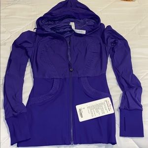 Lululemon dance studio jacket III 6, bruised berry